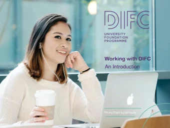 Working with DIFC  An Introduction  Why Study In Ireland?  STUDY in one of the best Higher