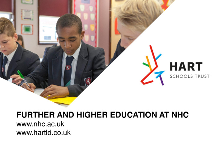 further and higher education at nhc