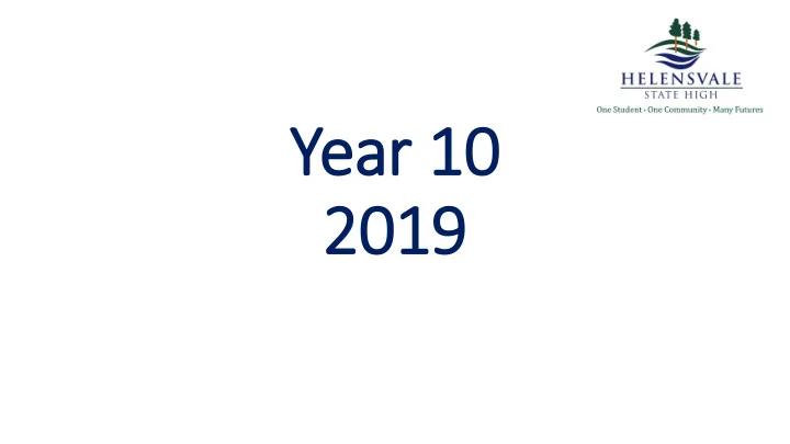 year 10 2019 2019 year 10 2019