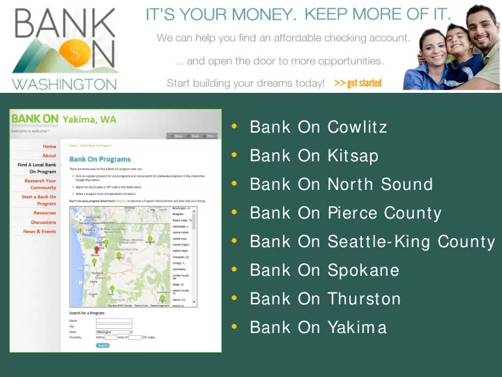 bank on financial education standards financial education