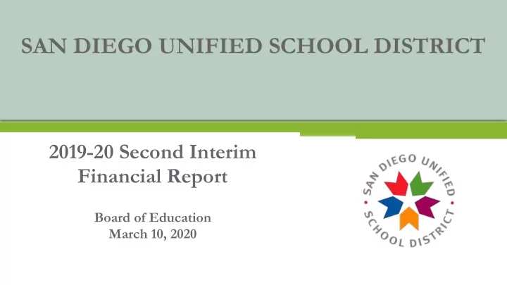 san diego unified school district