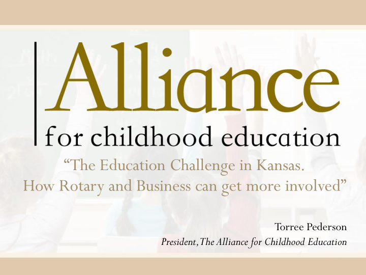 the education challenge in kansas