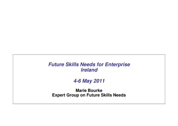 future skills needs for enterprise future skills needs