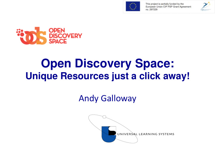 open discovery space