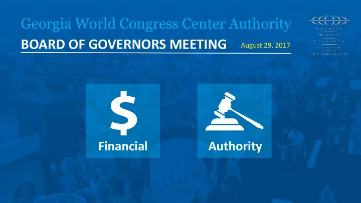 georgia world congress center authority board of