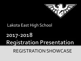 REGISTRATION SHOWCASE  Colleges look at rigor of coursework  The transcript that gets sent to