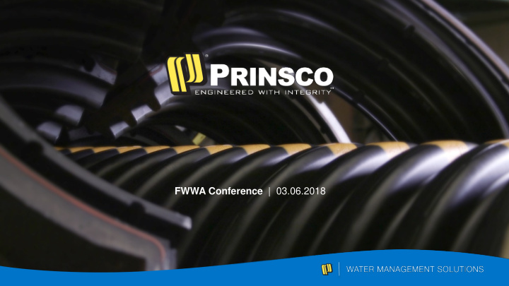fwwa conference 03 06 2018 presenters