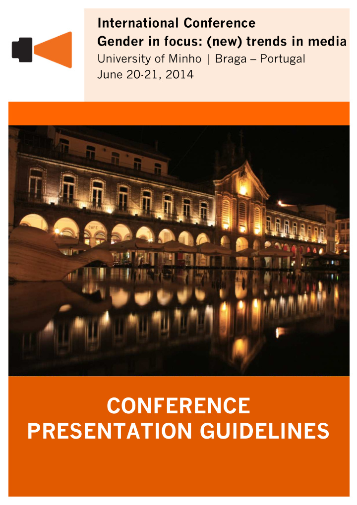 conference presentation guidelines