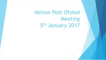 5 th January 2017  Purpose &amp; Structure of the Meeting  Introduce key people