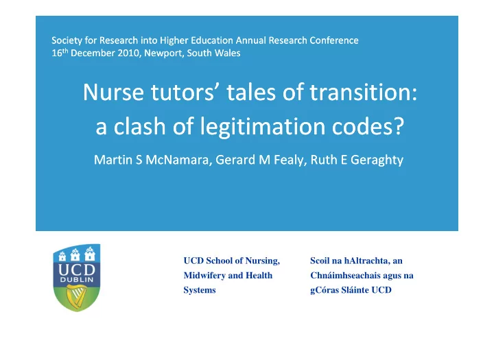 nurse tutors tales of transition nurse tutors tales of