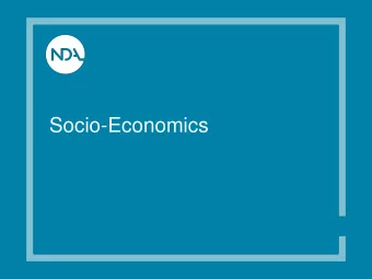Socio-Economics  SUCCESSES  Eryri Centre of  Excellence (North Wales)  Four local organisations