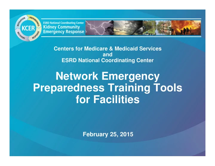 network emergency preparedness training tools for