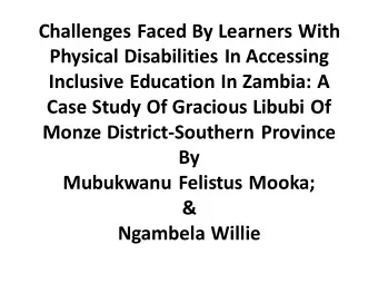 Monze District-Southern Province  By  Mubukwanu Felistus Mooka;  &amp;  Ngambela Willie