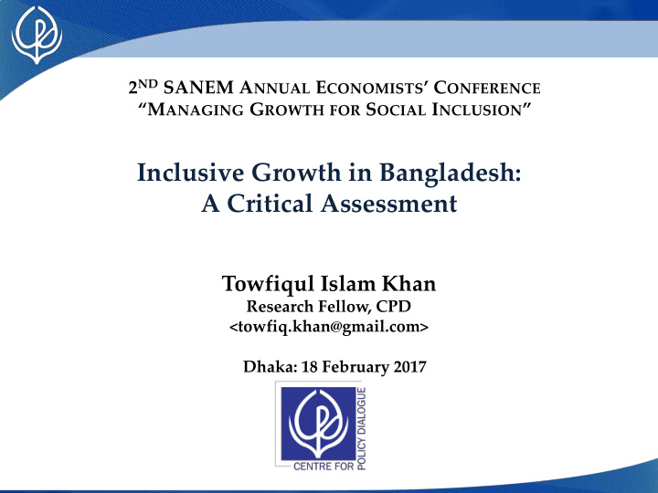 inclusive growth in bangladesh