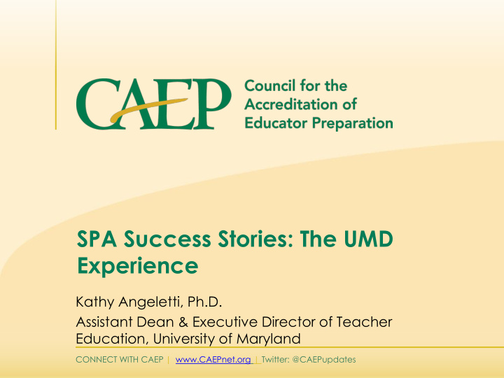 spa success stories the umd