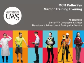 About UWS    Almost 17,000 students    UWS was founded in 2007 but can trace its origins back