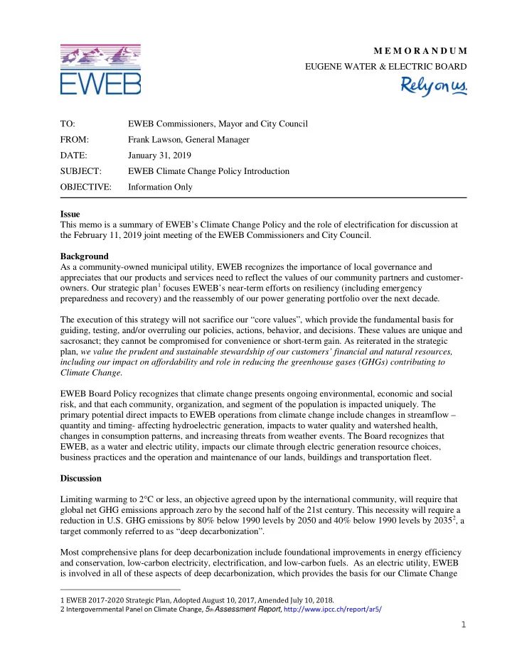 1 eweb 2017 2020 strategic plan adopted august 10 2017