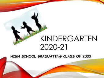 KINDERGARTEN  2020-21  HIGH SCHOOL GRADUATING CLASS OF 2033  READING PUBLIC SCHOOLS  John