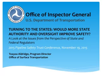 Office  of  Inspector  General    U.S.  Department  of  Transportation