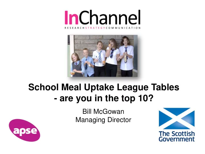 school meal uptake league tables are you in the top 10
