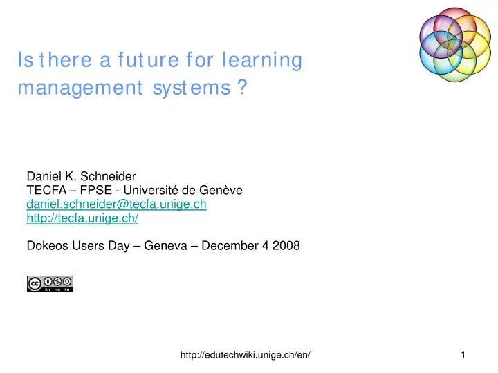 is there a future for learning management systems