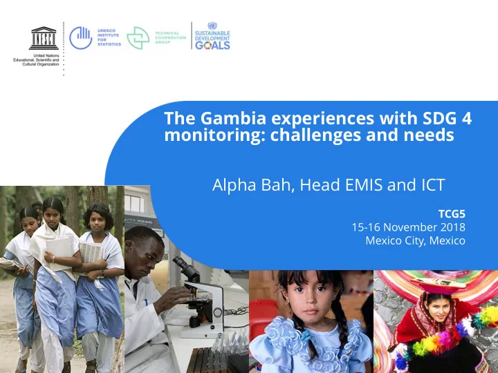 the gambia experiences with sdg 4