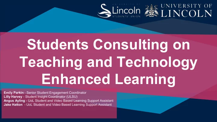 students consulting on