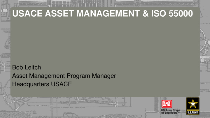 usace asset management iso 55000