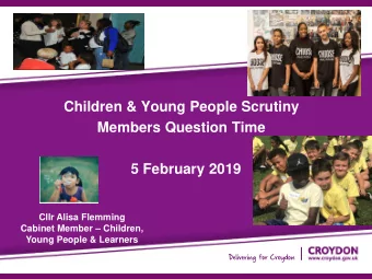 Presentation Title  Members Question Time  Presented by John Smith  5 February 2019  September 2013