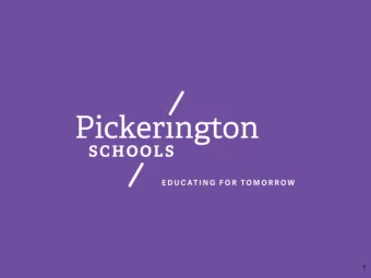 1  Pickerington High School Central  8th Grade Registration Presentation  Class of 2020