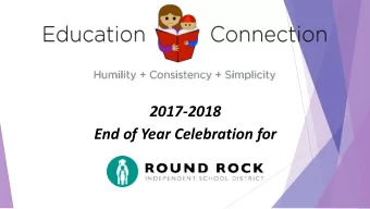 2017-2018  End of Year Celebration for  Prayer &amp; Thoughts:  Nancy Brieger  Restoration Covenant