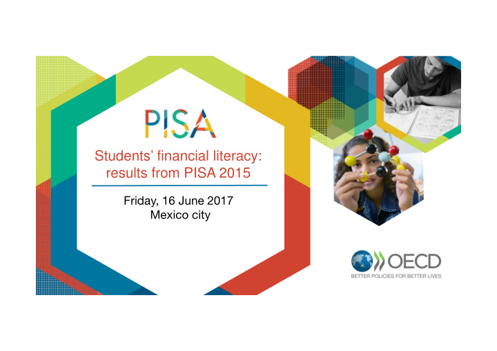 students financial literacy results from pisa 2015