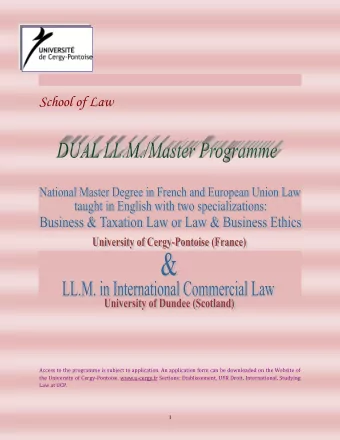 Access to the programme is subject to application. An application form can be downloaded on the