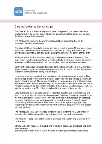 1 an independent advocate to help them be involved in assessment, planning, appeals or