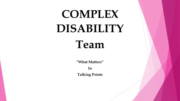 complex