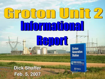 Dick Shaffer  Dick Shaffer  Feb. 5, 2007  Feb. 5, 2007  Basin Electric  Basin Electric  Basin