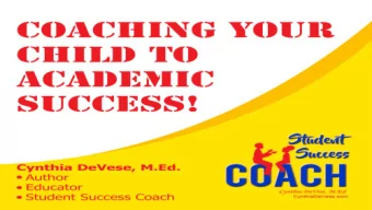 About  the  Presenter:    Cynthia  M.DeVese,  M.Ed    Author  |  Educator