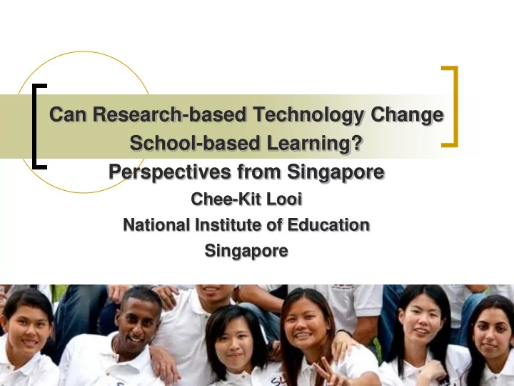 can research based technology change