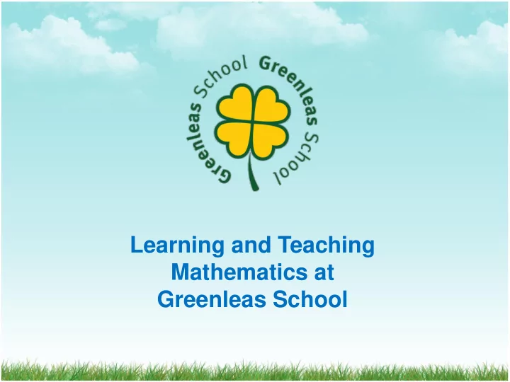 learning and teaching