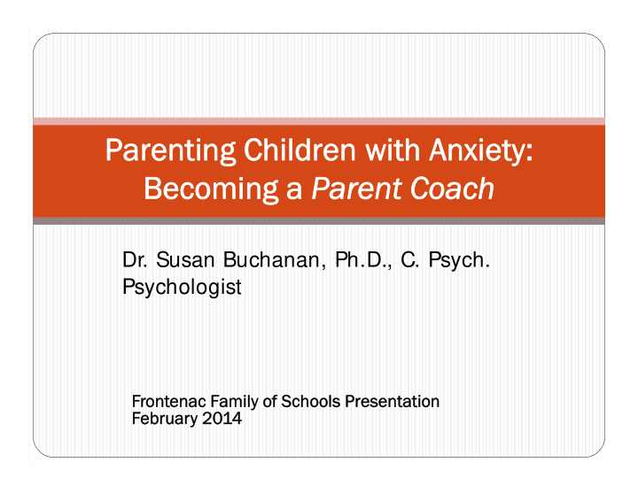 parenting children with anxiety parenting children with