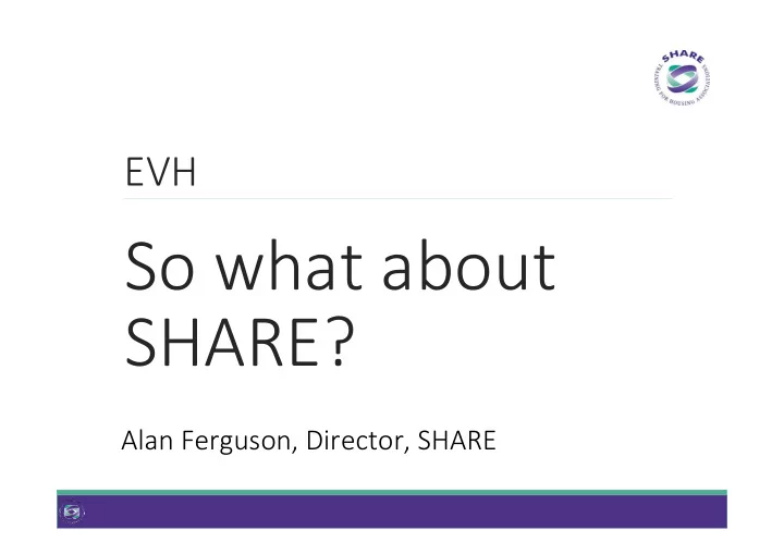 so what about share