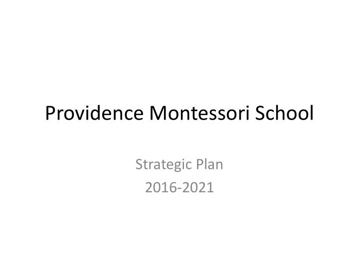 providence montessori school