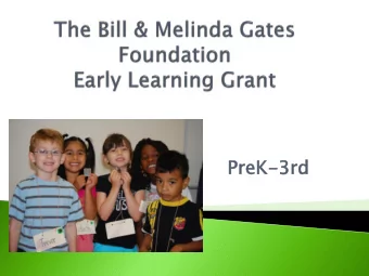 PreK-3rd  3rd The PreK-3 rd approach shows that the simplest aim  of education may also be the most