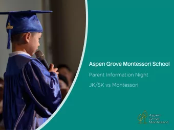 Children learn at their own pace and according to  their