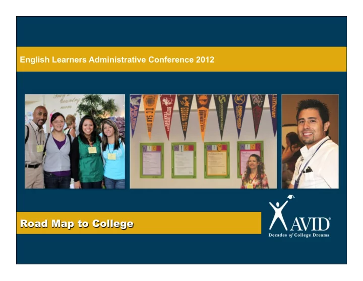 road map to college outcomes