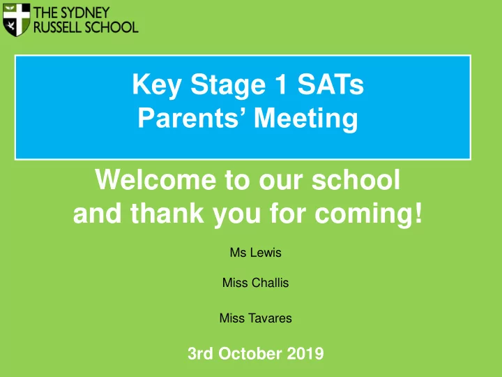 parents meeting welcome to our school