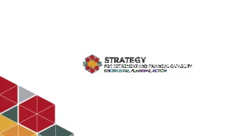 STRATEGY  FOR RETIREMENT AND FINANCIAL CAPABILITY  KNOWLEDGE, PLANNING, ACTION  BACKGROUND  2010