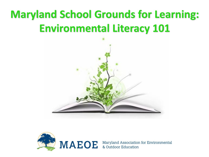 maryland school grounds for learning environmental