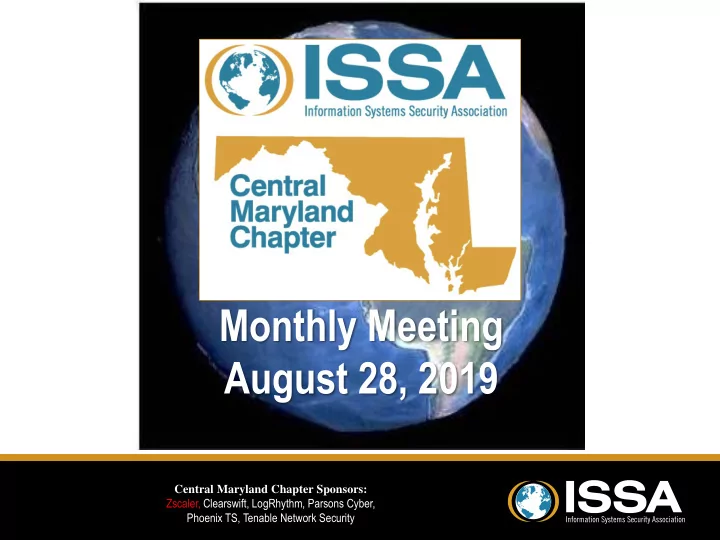 monthly meeting