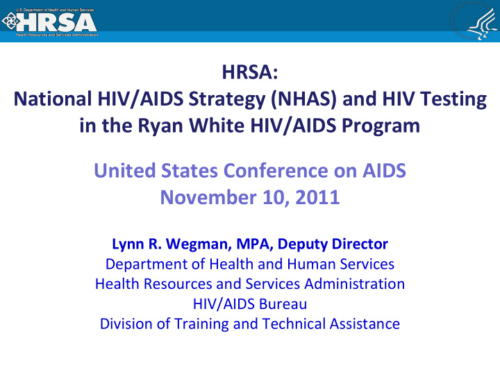 in the ryan white hiv aids program